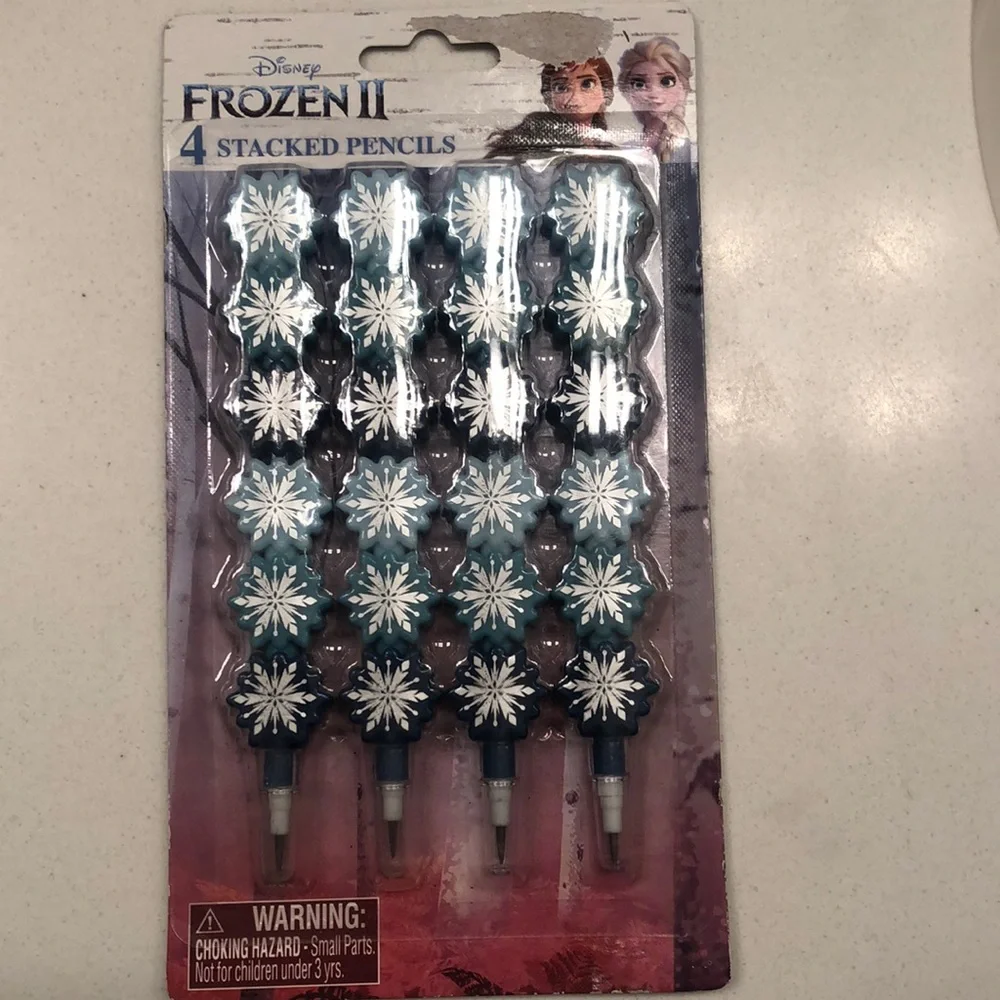 Disney Frozen ll Stacked  Pencils Set of 4